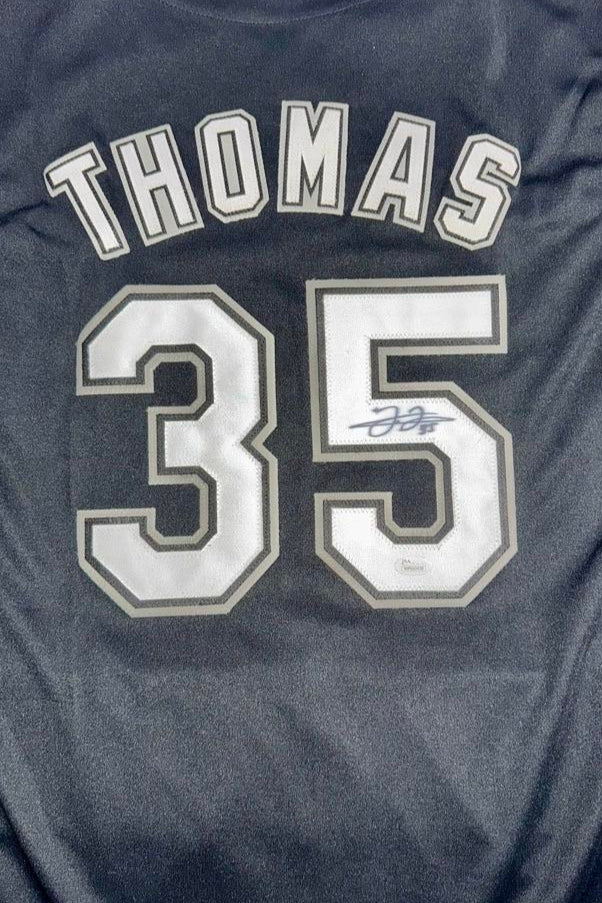 Frank Thomas Signed White Sox Jersey - JSA COA